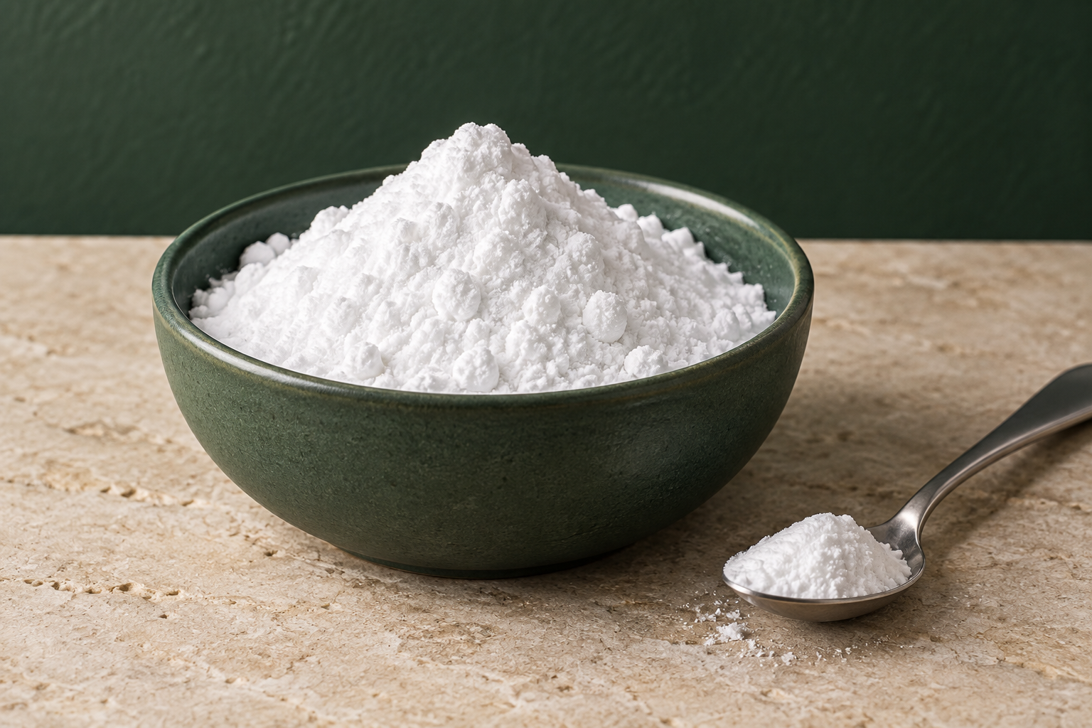 Illustrative baking soda ingredient photograph